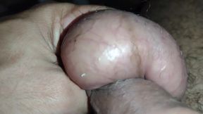 Big balls slicked up raw prepucio jerking off gay feet POV