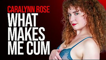 Caralynn Rose is a real redhead content creator with big natural tits.