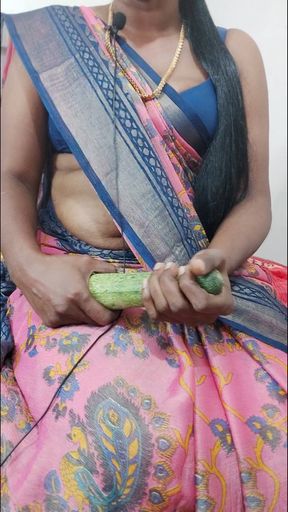 Tamil sheela amma role play, full dirty talk and amma paiyan podura dream talk, vegetable show