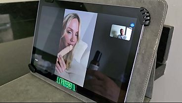 Videollamada caliente con Angie Lynx  Hot video call with Angie Lynx