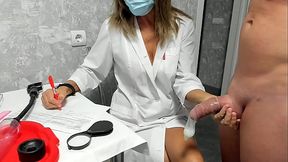 Doctor bdsm pump cock semen extraction taboo fetish
