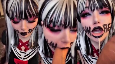 Goth BBW Dirty Talk Dildo Blowjob Smelly Stinky Cock Masters Musty Gushing
