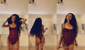 Bhad bhabie lingerie ass tease
