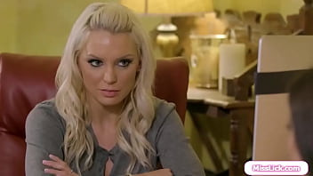 Reporter licks and assfingers politician