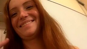 Voluptuous Redhead Maiden Gets Body Caressed