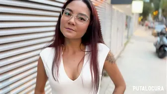 PutaLocura - Beautiful Colombian Allison Sweet swallows Torbe's cum in Pilladas