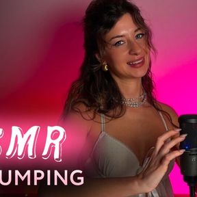 ASMR. Soft and gentle brunette Amy Haze Make You Relax and Cum. MIC PUMPING