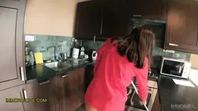 Latina sis gets juicy booty rimmed by her annoying bro