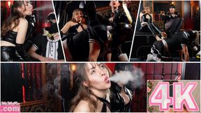 Sissy Bitch Serves Dommes Smoke Break V2