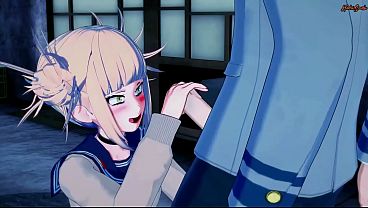 Bakugou fucks Himiko Toga in a dark alley - My Hero Academia Hentai