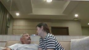 Cum Sucking Zombie Stepdaughter intense mouth fuck by Step Dad.