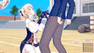 [Hentai Game Koikatsu! ]Have sex with Big tits Genshin Impact Jean.3DCG Erotic Anime Video.
