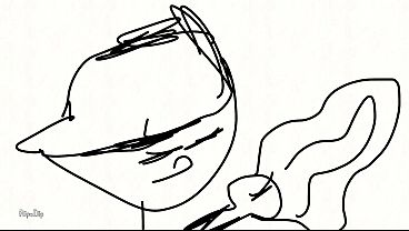 Hentai cartoon tranny gets hit by player