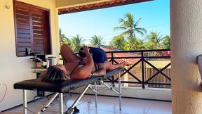Latina amateur bloggers get inked and end up getting fucked for free
