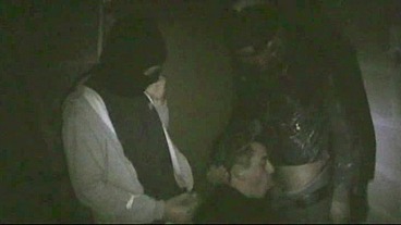 scally boy fucked by 2 big dick in basement