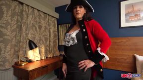 Muscle TGirl Flexes Cock Out Gushes Cum Tsunami Destroyed