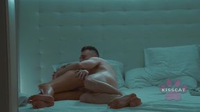 step daughter catches step mom in shared bed! you re not enough - kisscat & shalina devine