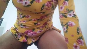 IMPRESSIVE!! LATINA SPENT ALL DAY MASTURBATING ALONE UNTIL SHE MAKES A CREAMY CREAMPIE