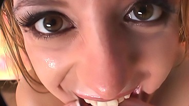 Holly Hendrix Gets A Massive Facial After A Hardcore Locker Room Fuck