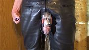 Electro stimulation - cum milking with chastity cage