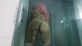 FARTING FOR YOU ON GLASS BOX PART 4 BY QWEEN CAM BY MELISSA RAMOS FULL HD