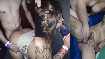 Ruiva casada vai no swing fode muito e volta pra casa com um negão roludo pra terminar de foder sua buceta