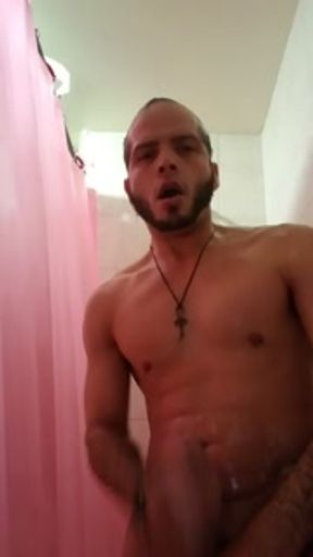 Puerto Rican Well Hung Shower Time