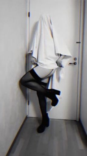 Happy Halloween from sexy pin-up ghost!