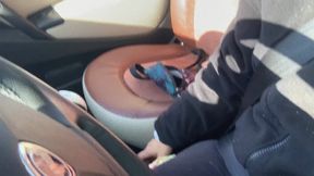 Pedal Pumping with my Nike Air Max 90 white and pink version 720 p