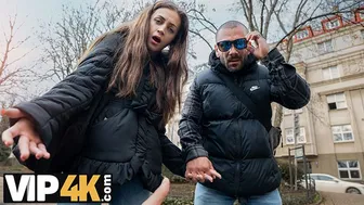 Czech beauty gets picked up for wild public sex with a stranger