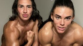 Nude Muscle Girls Jerk Off Instruction, Shredded Hard Bodies Lesbian