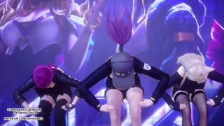 [MMD] Exid - Me &amp; You Ahri Akali Evelynn Sexy Kpop Dance League of Legends KDA