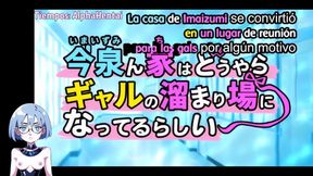 Busty anime girl gets a creamy pie and tit fuck