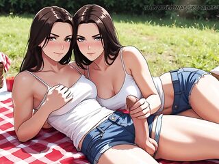 Tranny with Large Weenie Loves Anal Sex in Her Large Booty - Ai Generated Anime