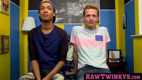 RawTwinkys.com - Andrew Brenton slides his raw cock into adorable Billy
