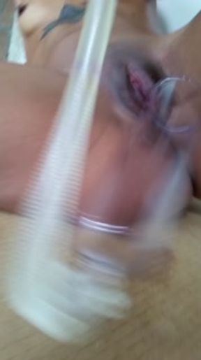 Katyperla pumps her to make it bigger