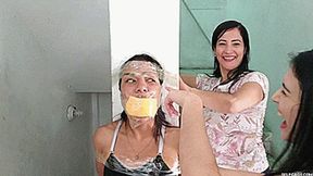 A WHOLE Car Wash Sponge For Maria's Big Fat Mouth! (low res mp4)