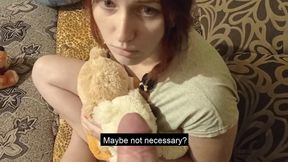 Stepfather teaches his girl sex