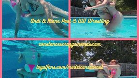 Pool Underwater Wrestling Andi v Riann wmvsm