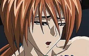 Virgin hentai gay gets his tight butt fucked and cummed