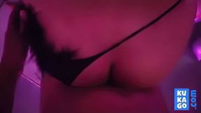 Big-Ass Latina Stripper Takes it in the Ass in VIP