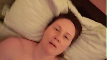 Slutty MILF rides big cock and talks dirty