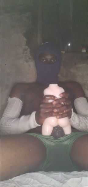 Mastubating with sex doll is very funny and sweet