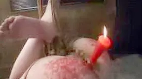 Dominated Asian Beauty Enjoys Steamy Candle Sex