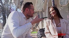 Tempting Tourist Monika Fox Sucks And Fucks In No Strings Dp Foursome Gp2944