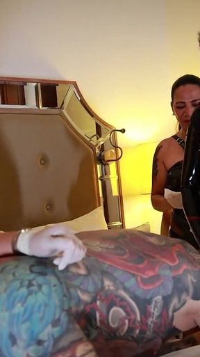 Femdom Pegging Gangbang