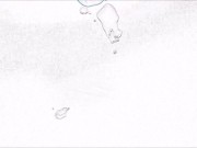 cartoon filtered cumshot from a small cock bear