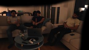 straight friend seduced! he was curious