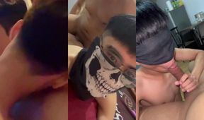Step Daddy Fucks Twink Son Bareback Until Cum Floods His Mouth
