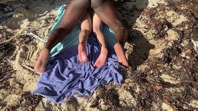 i choose a black stranger with a huge bbc to fuck me at the beach !
